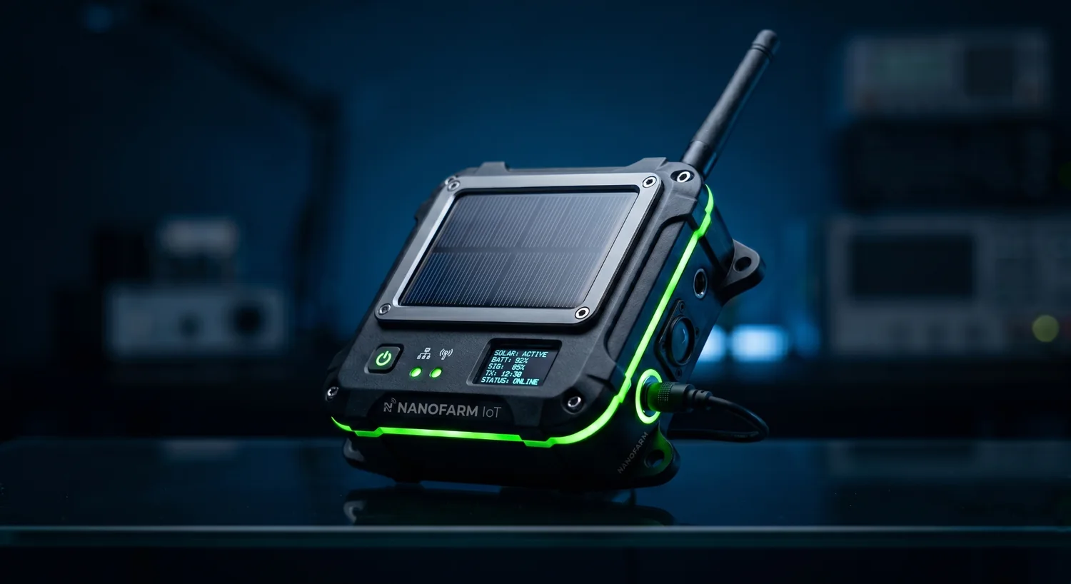 SensorSWARM solar wireless sensor device